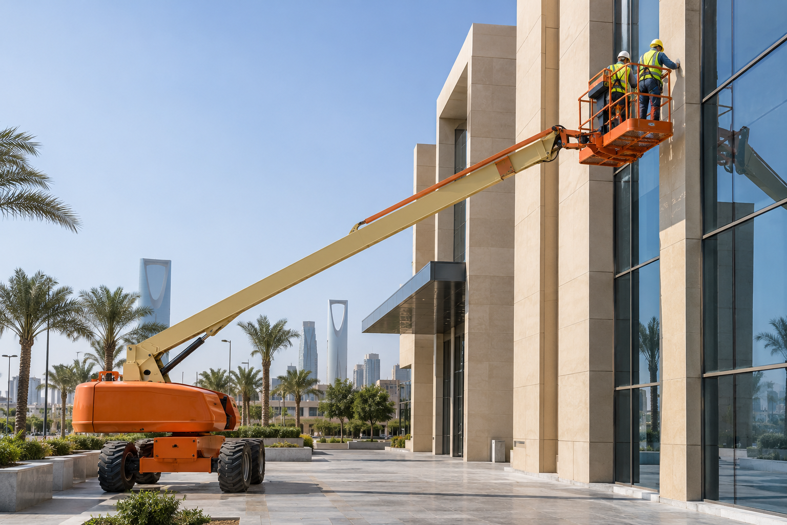 أعمال واجهة مبنى تجاري